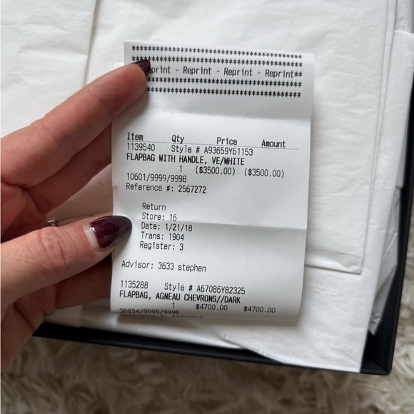 Chanel Lambskin Boy Bag - good condition - Picture 9 of 11